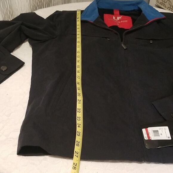 Mens London Fog Tower Microfiber Golf Jacket Medium nwt - Picture 9 of 12